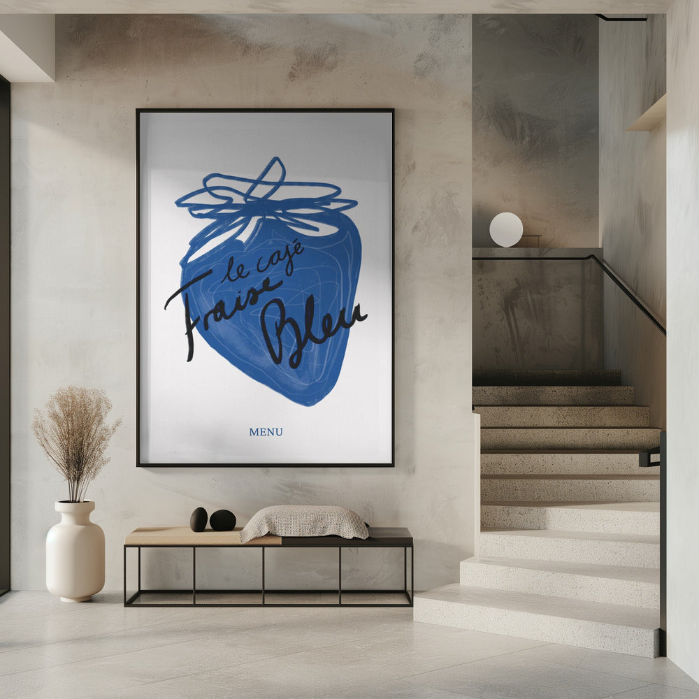 Blauwe bessengenot | Poster