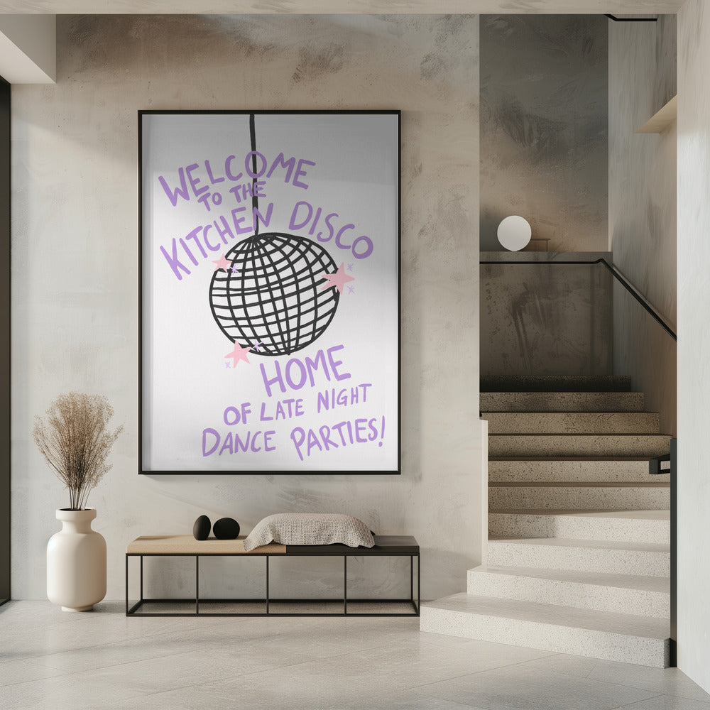 Keuken Disco Vibes | Poster