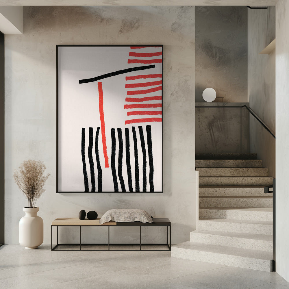 Minimale lijnen #2 | Poster