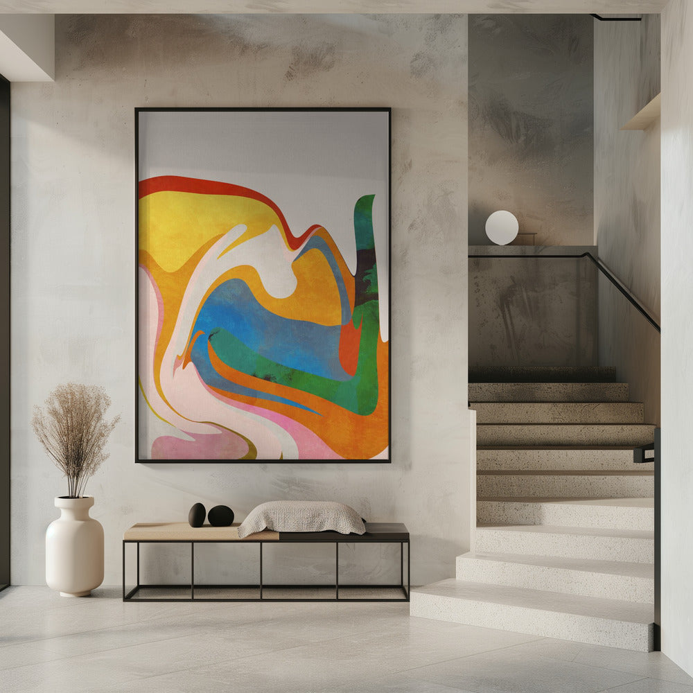 Organic Bauhaus Waved | Poster