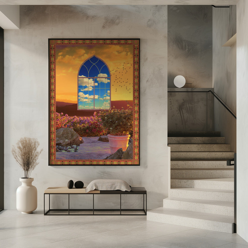 Zwevend raam | Poster