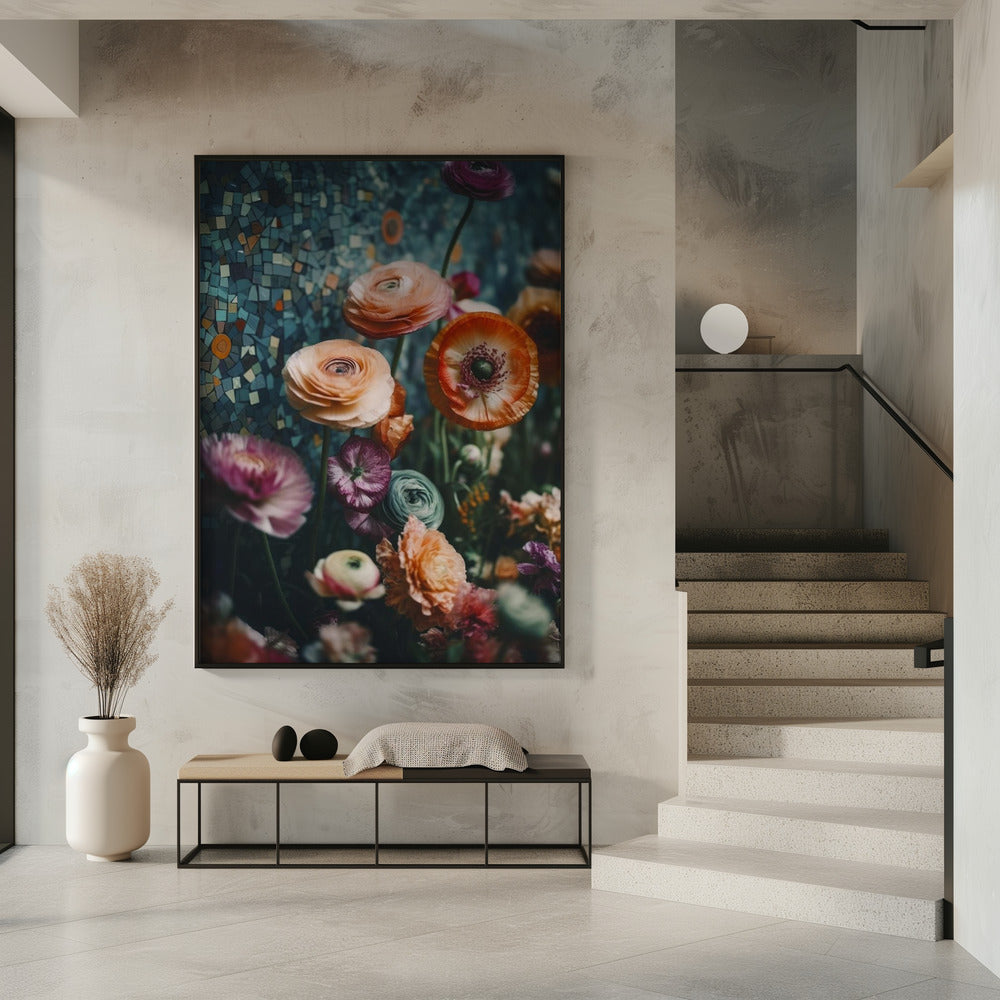 Mosaic Blooming | Poster