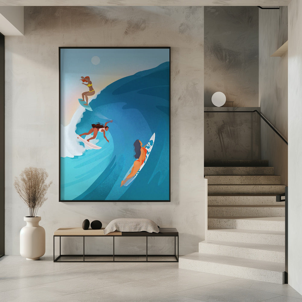Surfers | Poster
