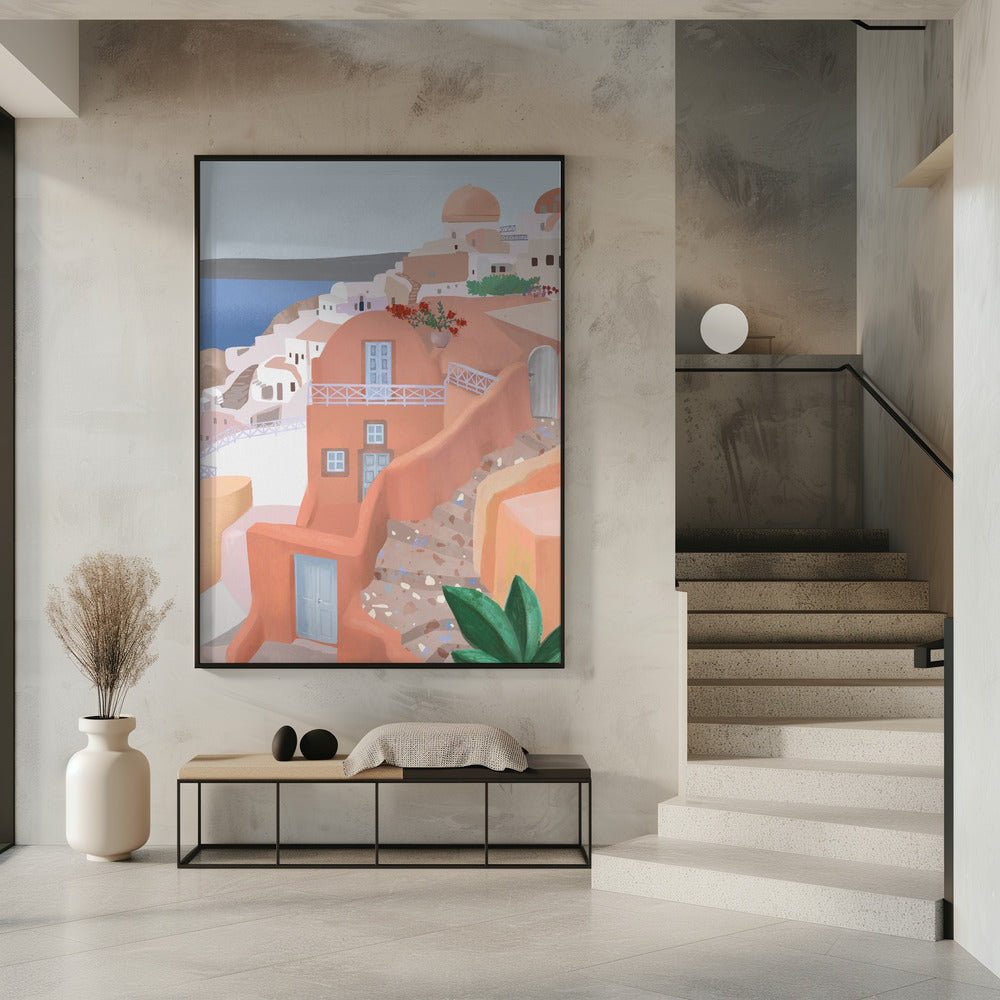 Santorini, Griekenland | Poster