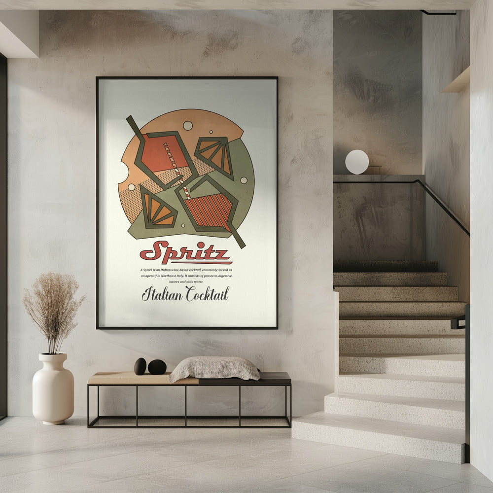 Geometrical spritz print | Poster