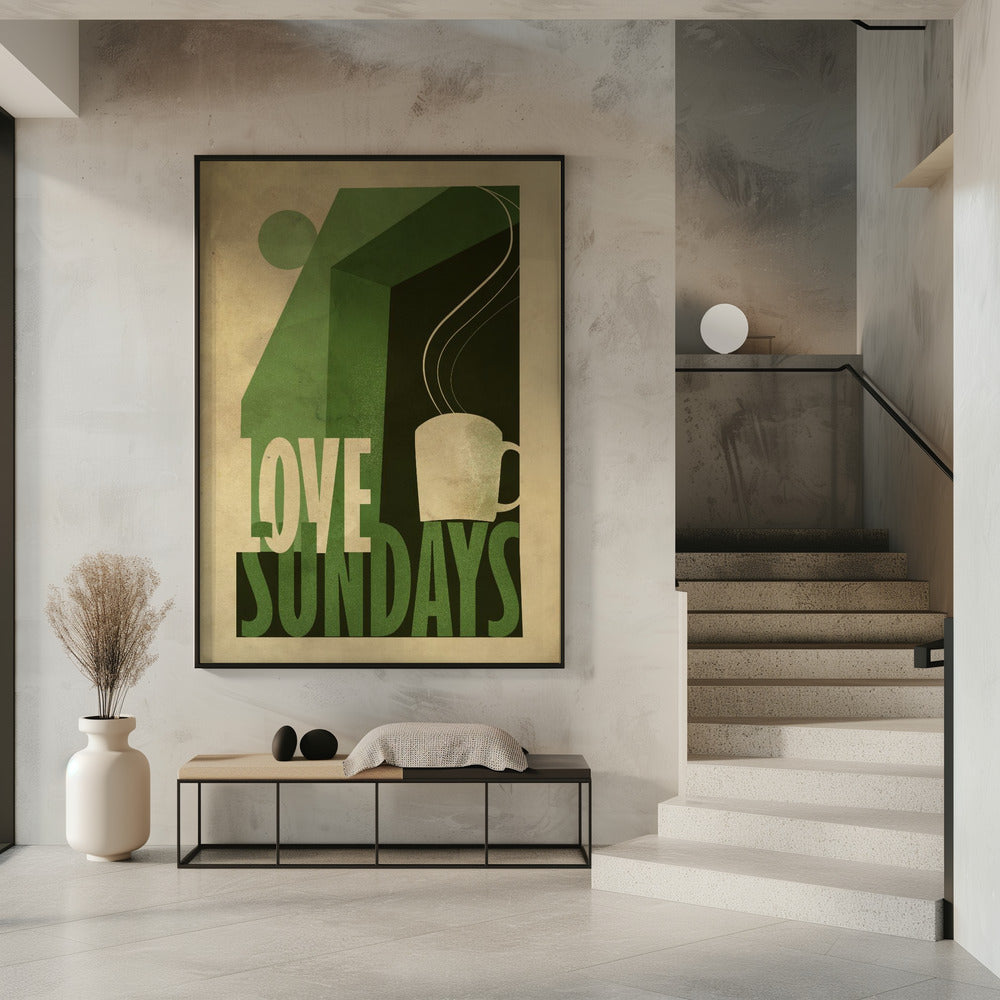 Liefdeszondag print | Poster