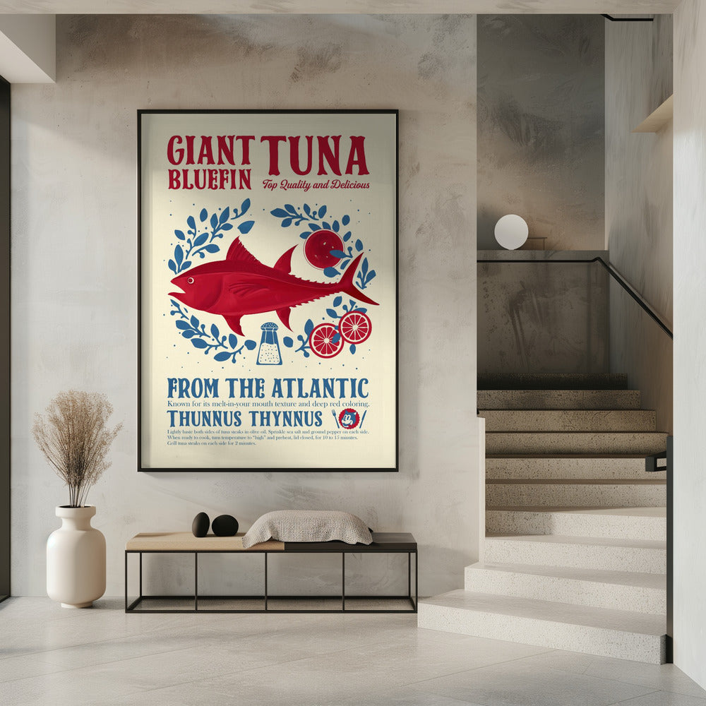 Tonijnkeukenprint | Poster