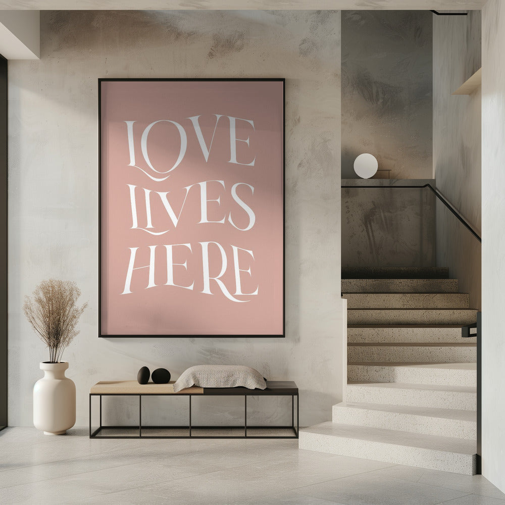 Liefde woont hier | Poster