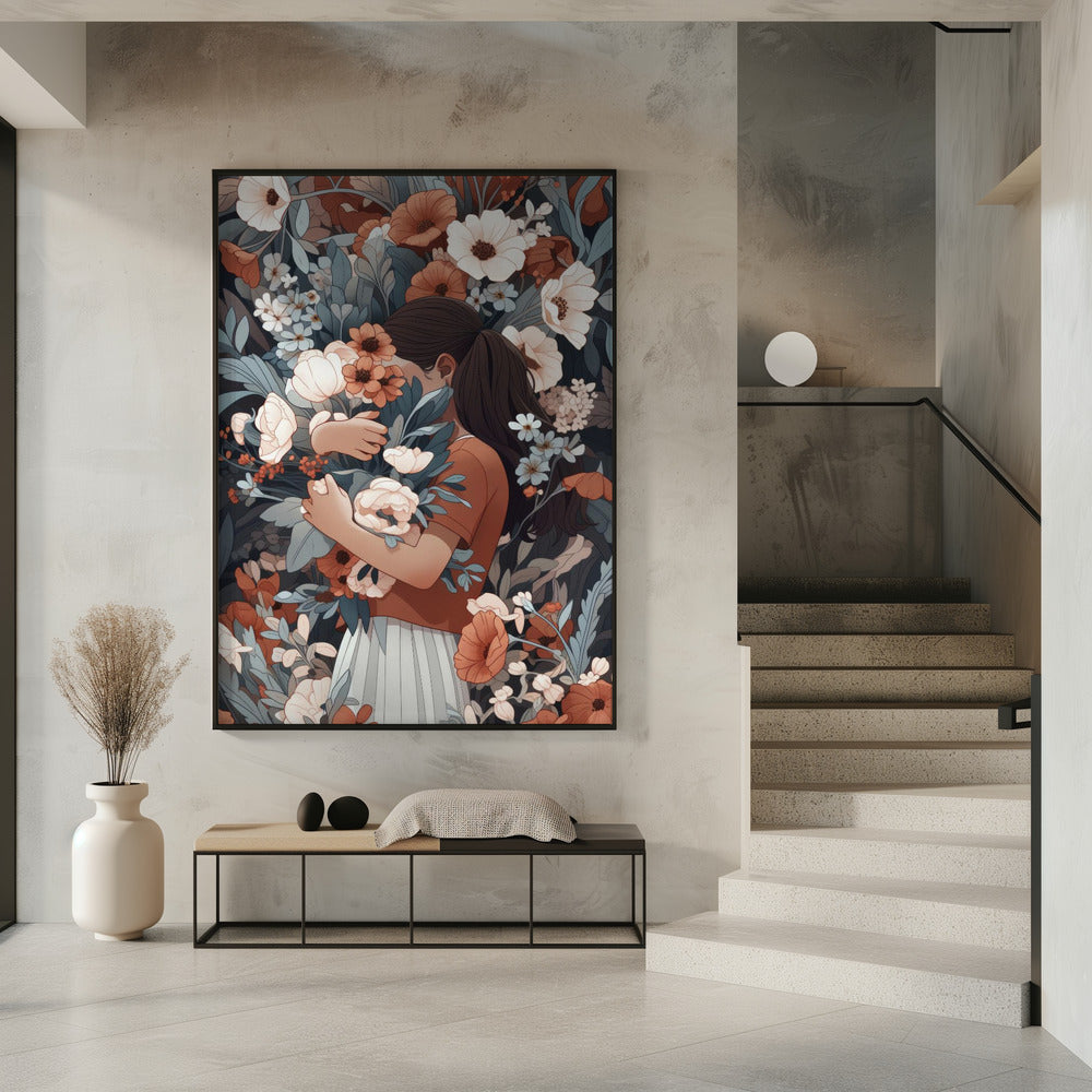 Bloemenomhelzing | Poster