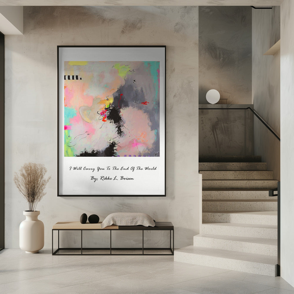 Ik zal je dragen naar het einde van de wereld | Poster