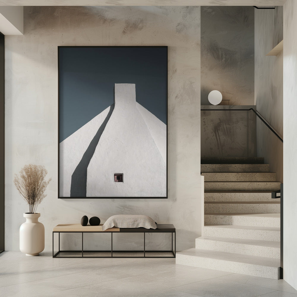 Witte Geometrie | Poster