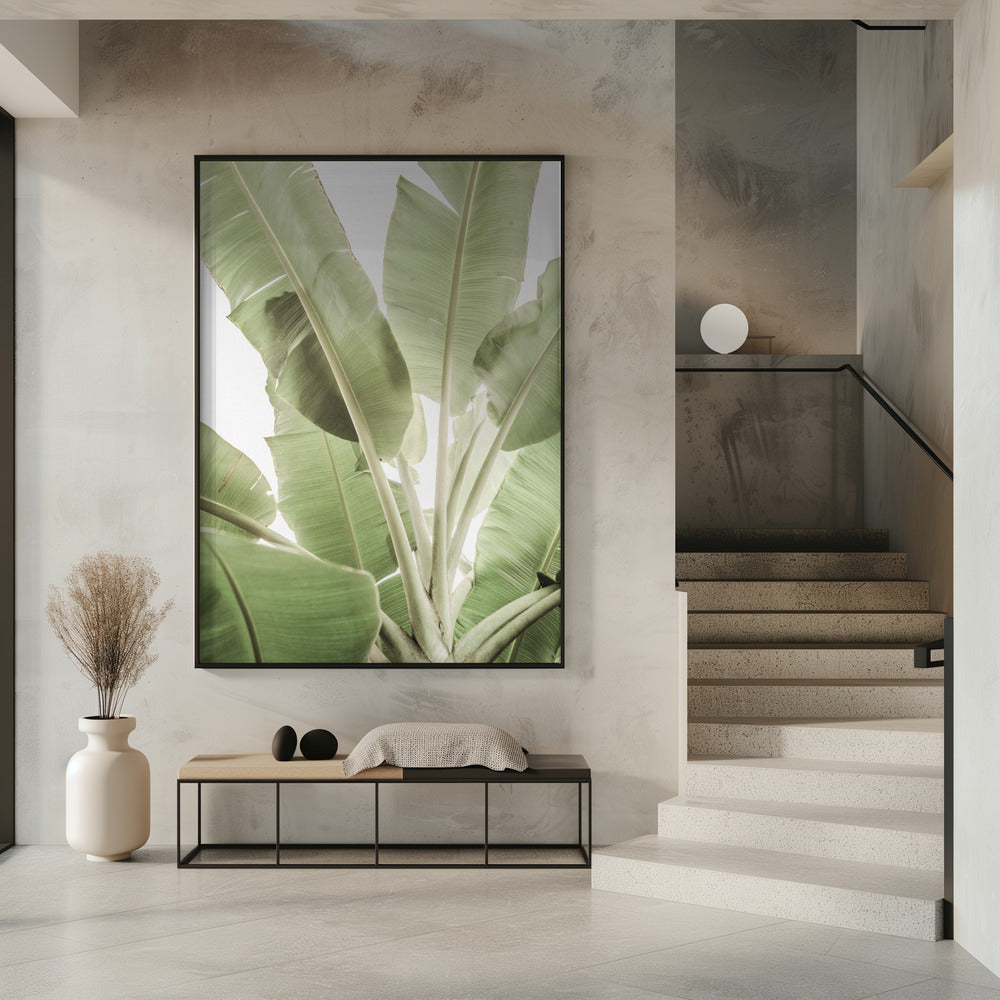 Groen bladlandschap | Poster