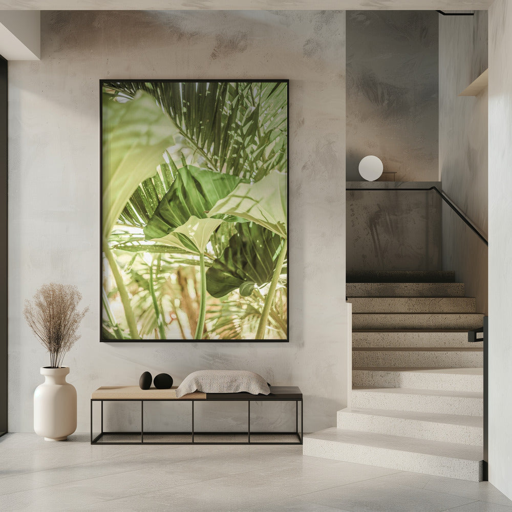 Sunlit Jungle Greens | Poster