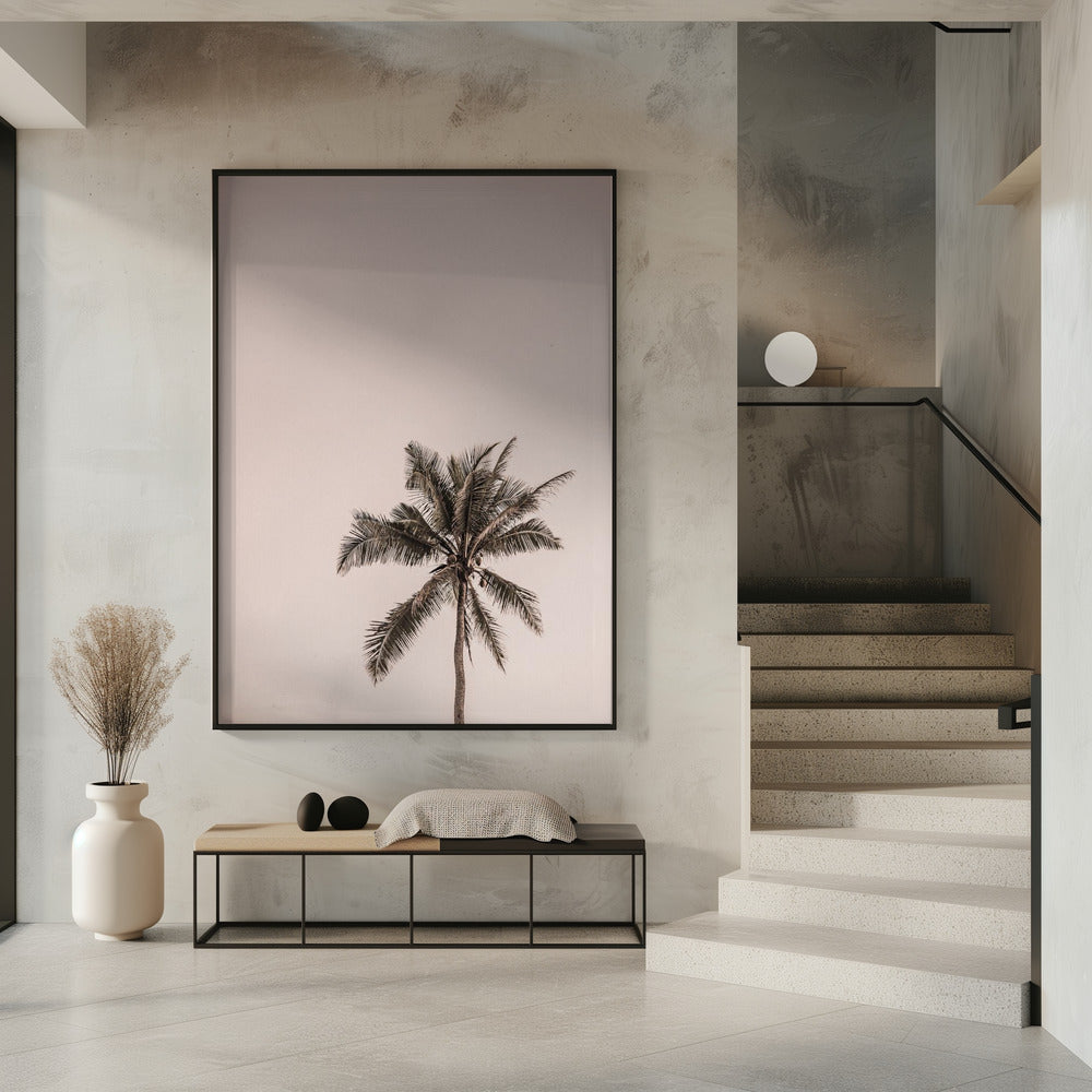 Roze Palm Serenity | Poster