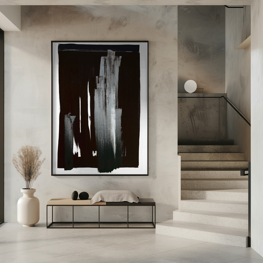 Monochrome torens | Poster