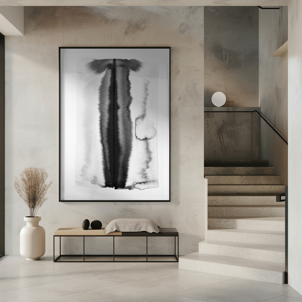 Monochrome Cascade | Poster