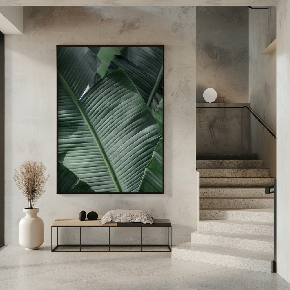 Verdant Leaf Waves | Poster