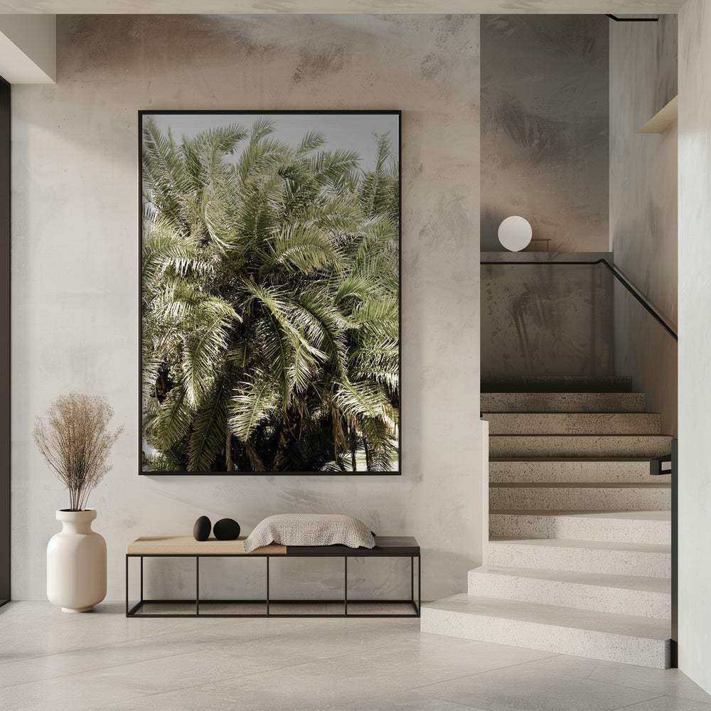 Verdant Palm Waves | Poster
