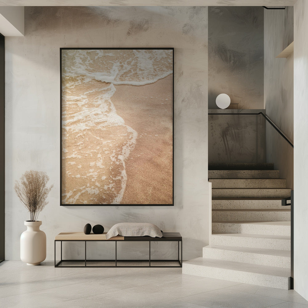 Sandy Shore Embrace | Poster