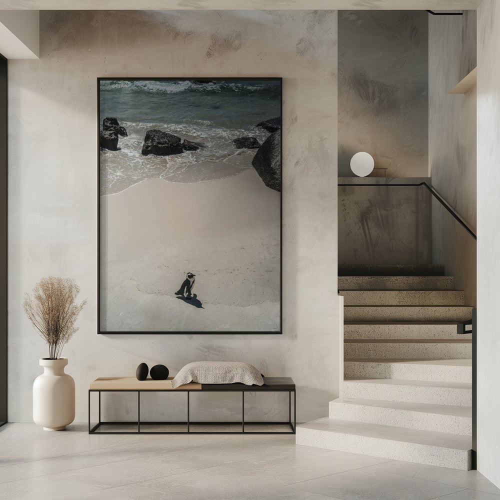 Eenzame strandwandeling | Poster
