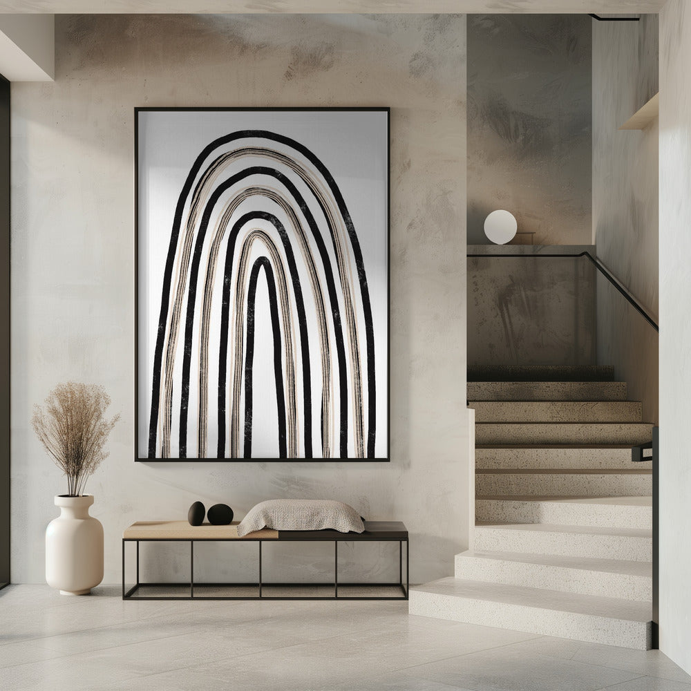 Monochrome bogen | Poster