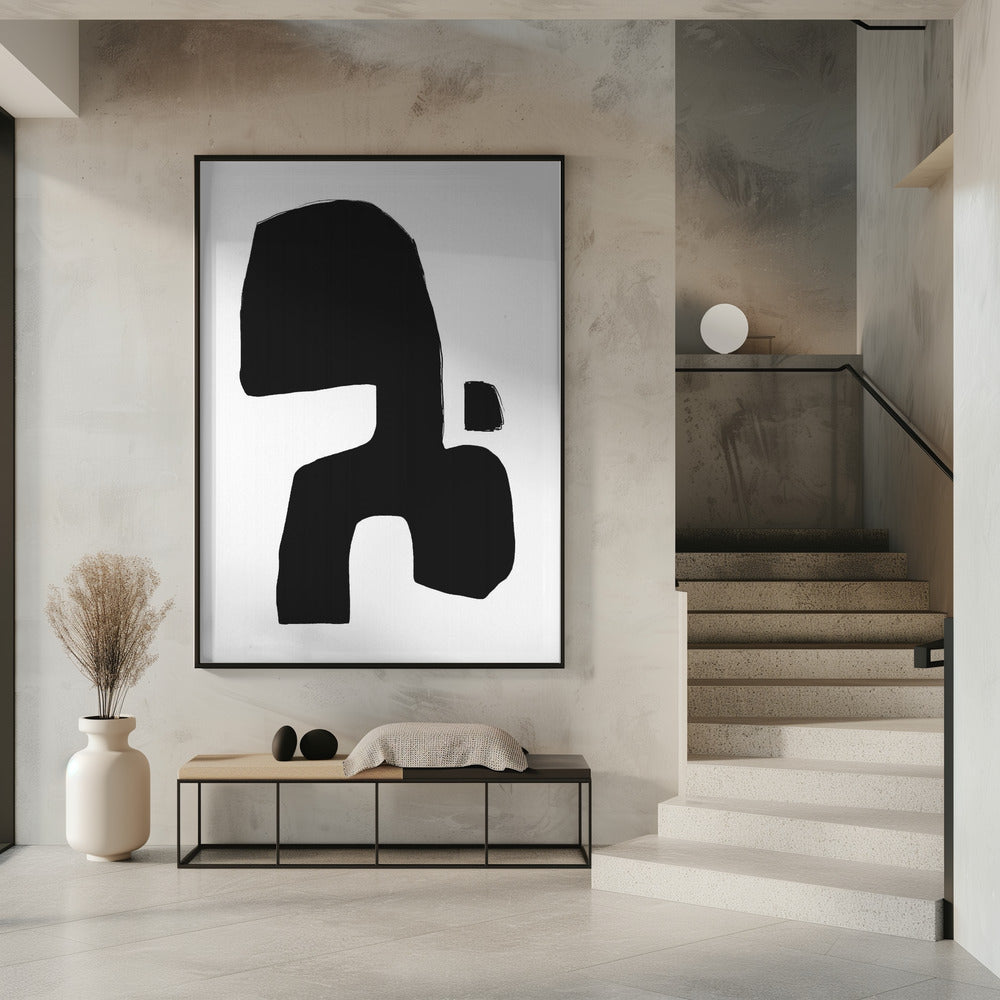 Monochroom silhouet | Poster