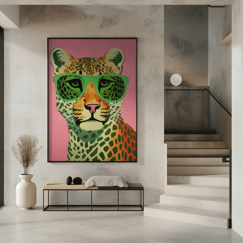 Cool kattenportret | Poster