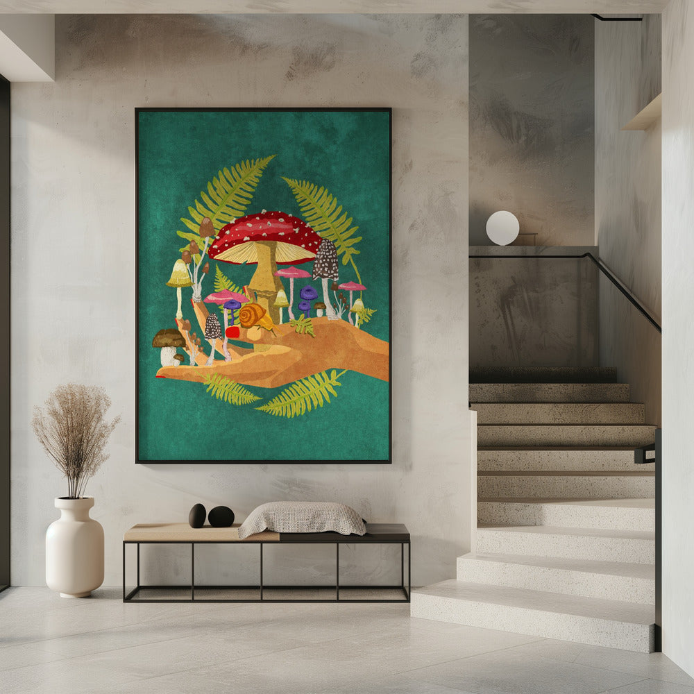 Mijn Paddenstoelenkosmos | Poster