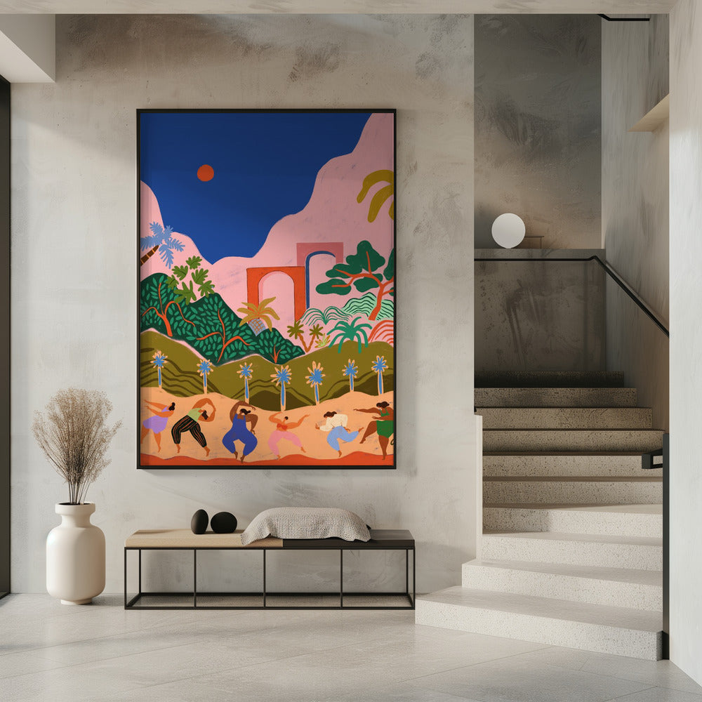 Dansen in het paradijs | Poster