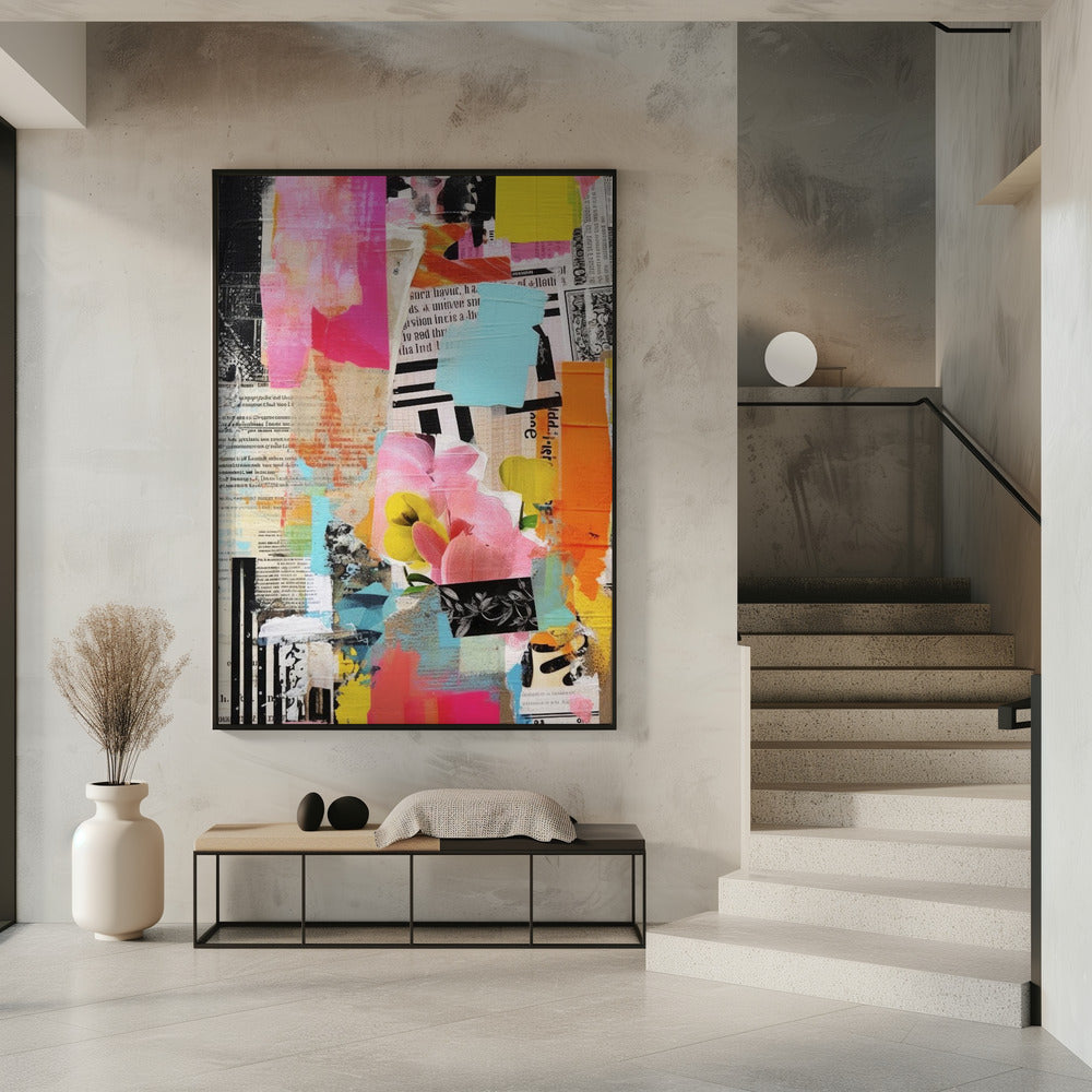 Urban Flower Collage | Poster