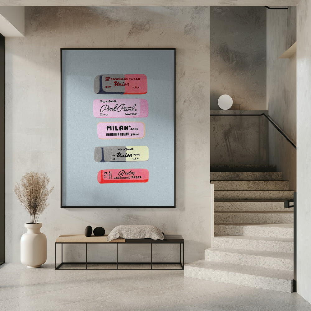 Erasers Art Print | Poster
