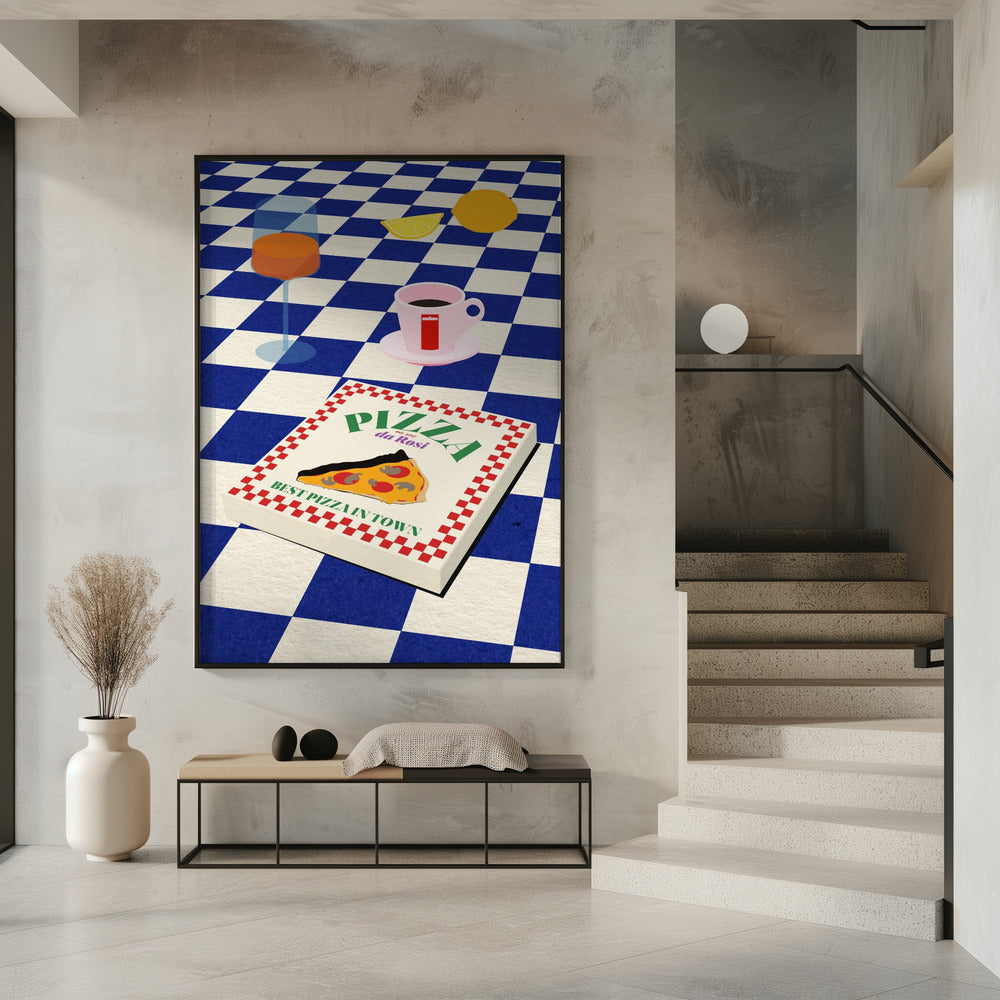 Het Italiaanse menu | Poster