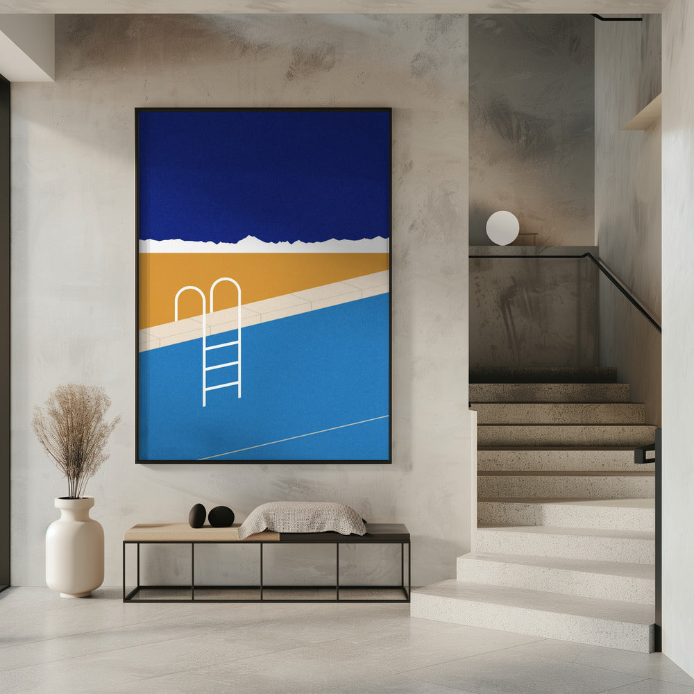 Woestijnzwembad | Poster