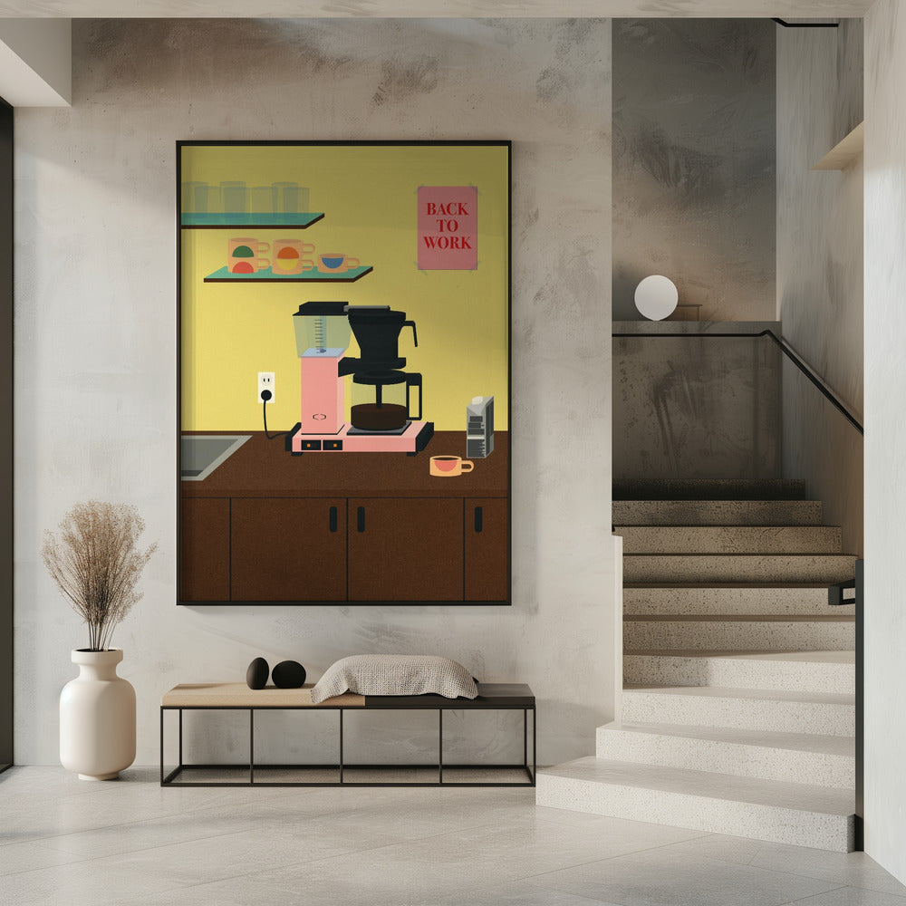 Terug aan het werk | Poster