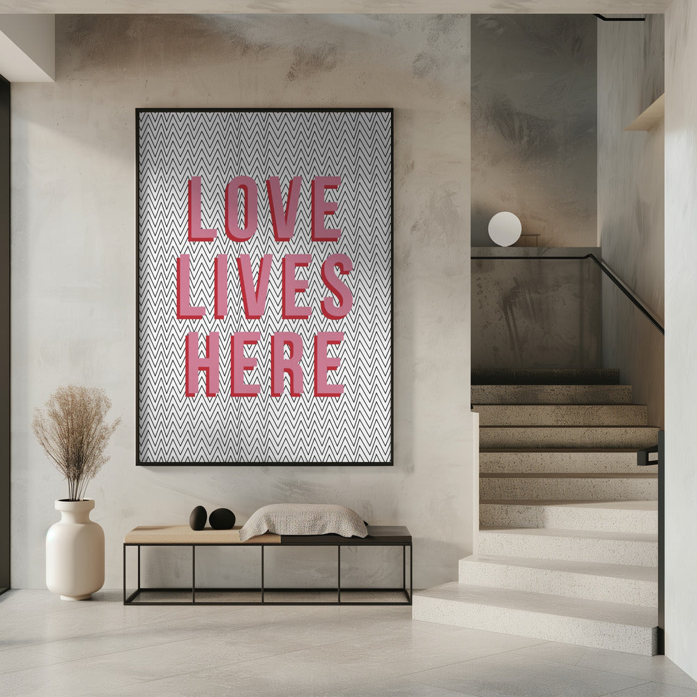 Liefde woont hier | Poster