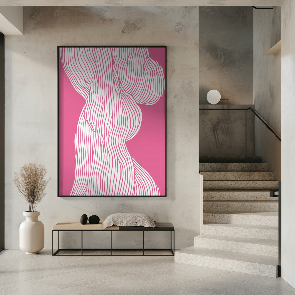 Vloeiende curven | Poster