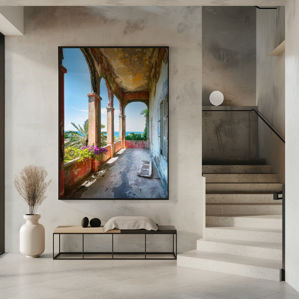 Tropisch balkon | Poster
