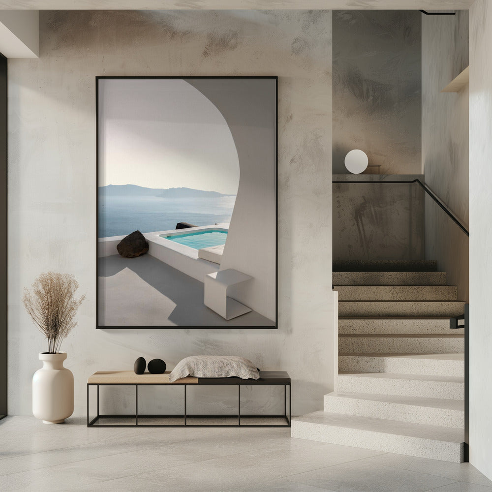 Aenaon Zeezicht Villa | Poster
