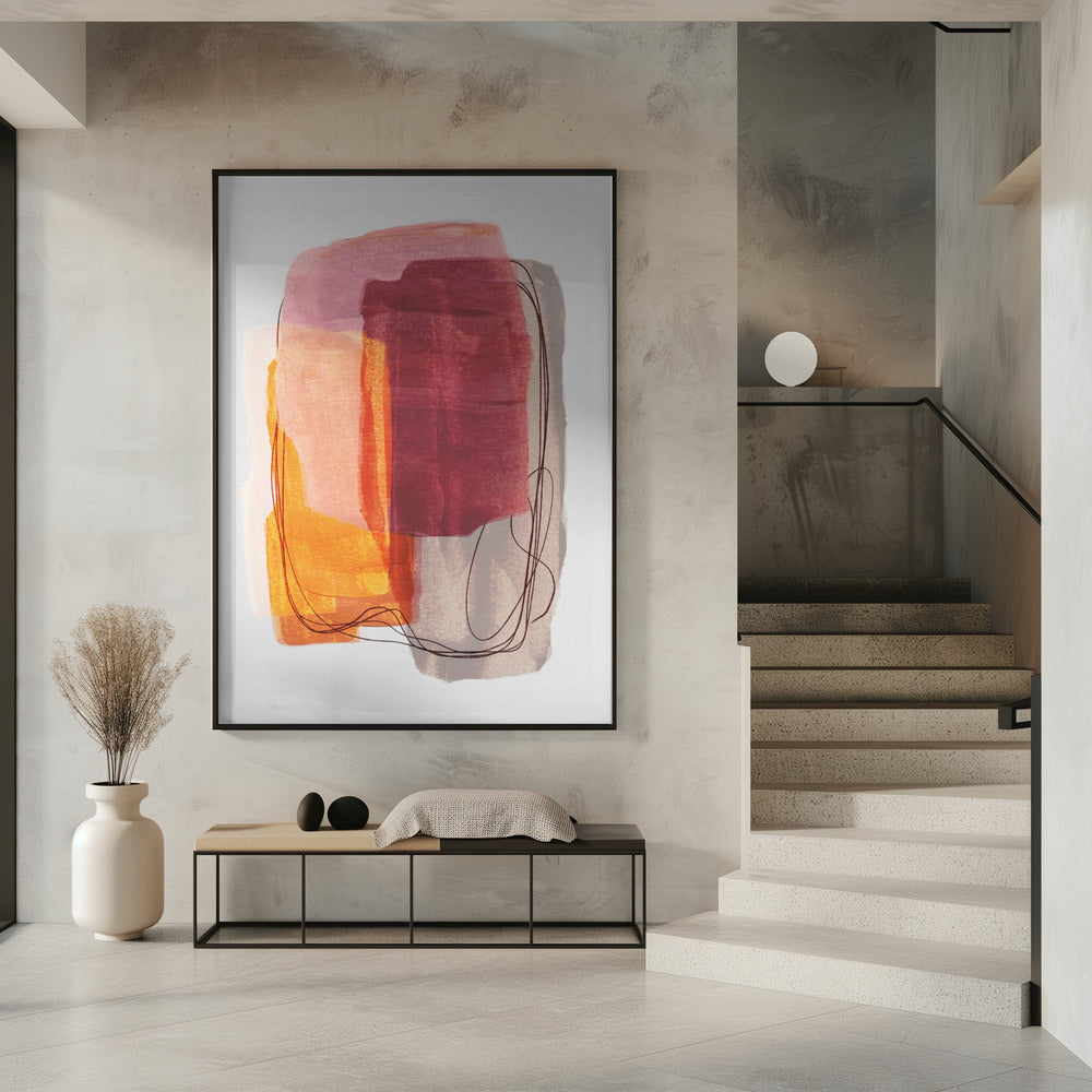Abstract Brush Strokes 51 | Poster