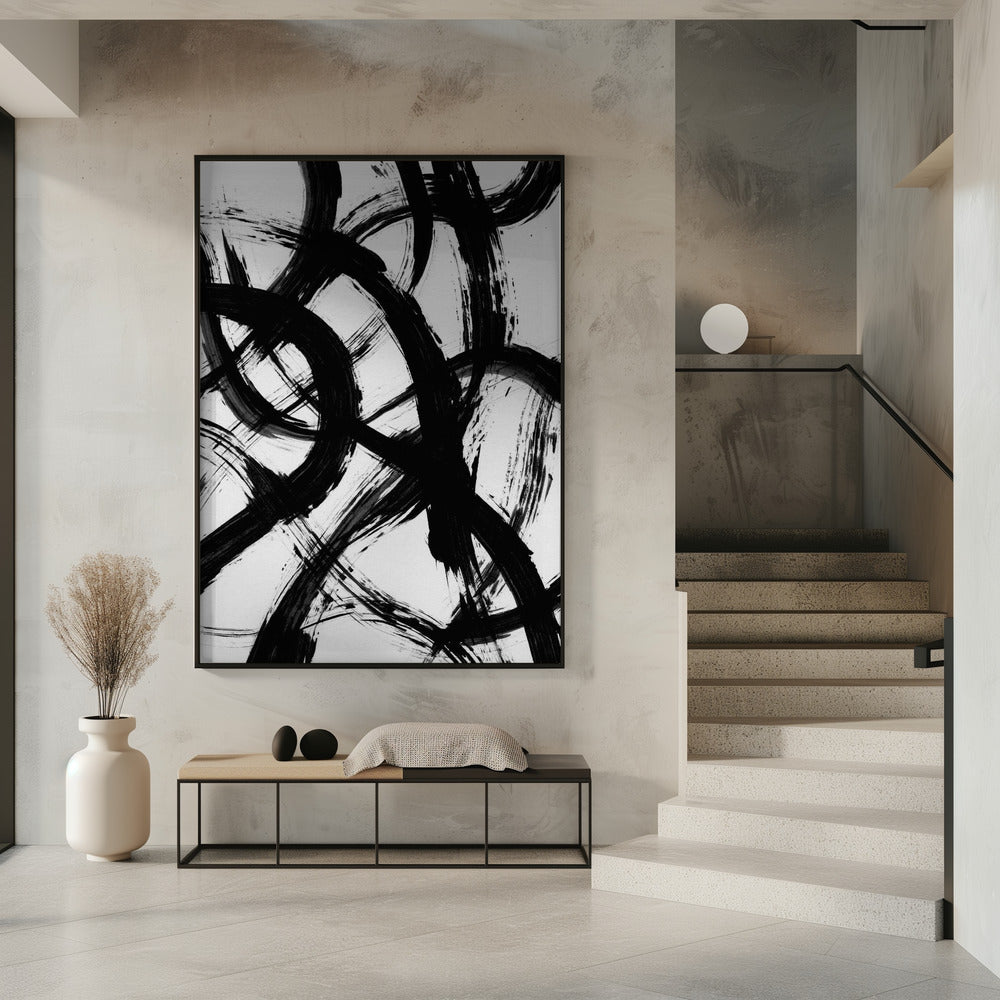 Abstract Brush Strokes 98X | Poster