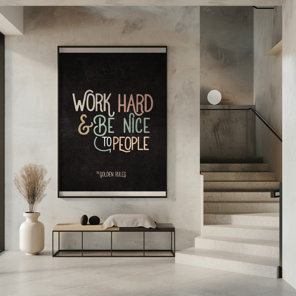 Golden Life Motto | Poster
