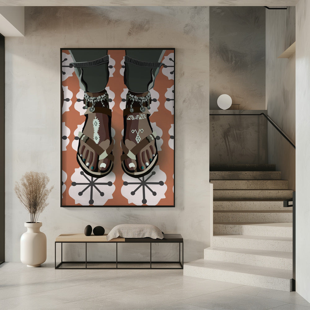 Patterned Steps | Poster