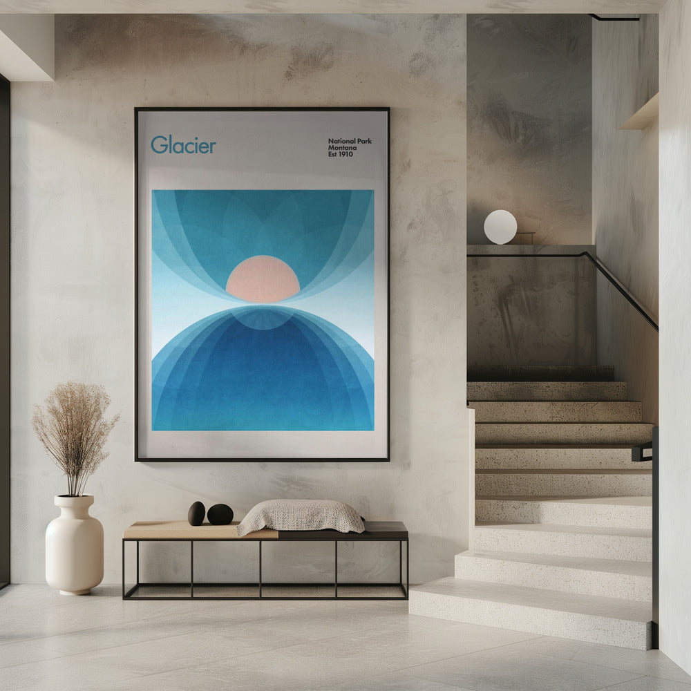Serene Glacier View | Poster