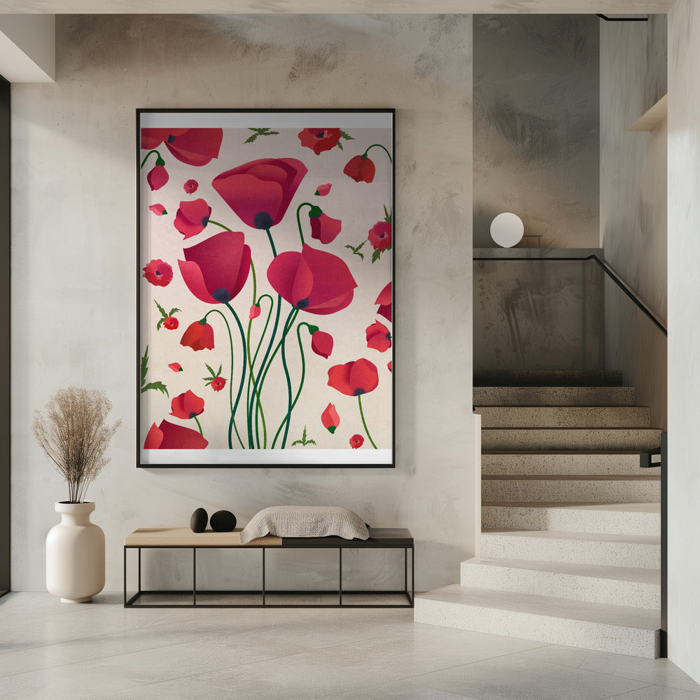 Klaproosbloesems | Poster