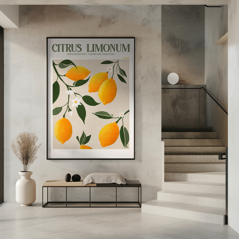Gouden Citrus Delight | Poster