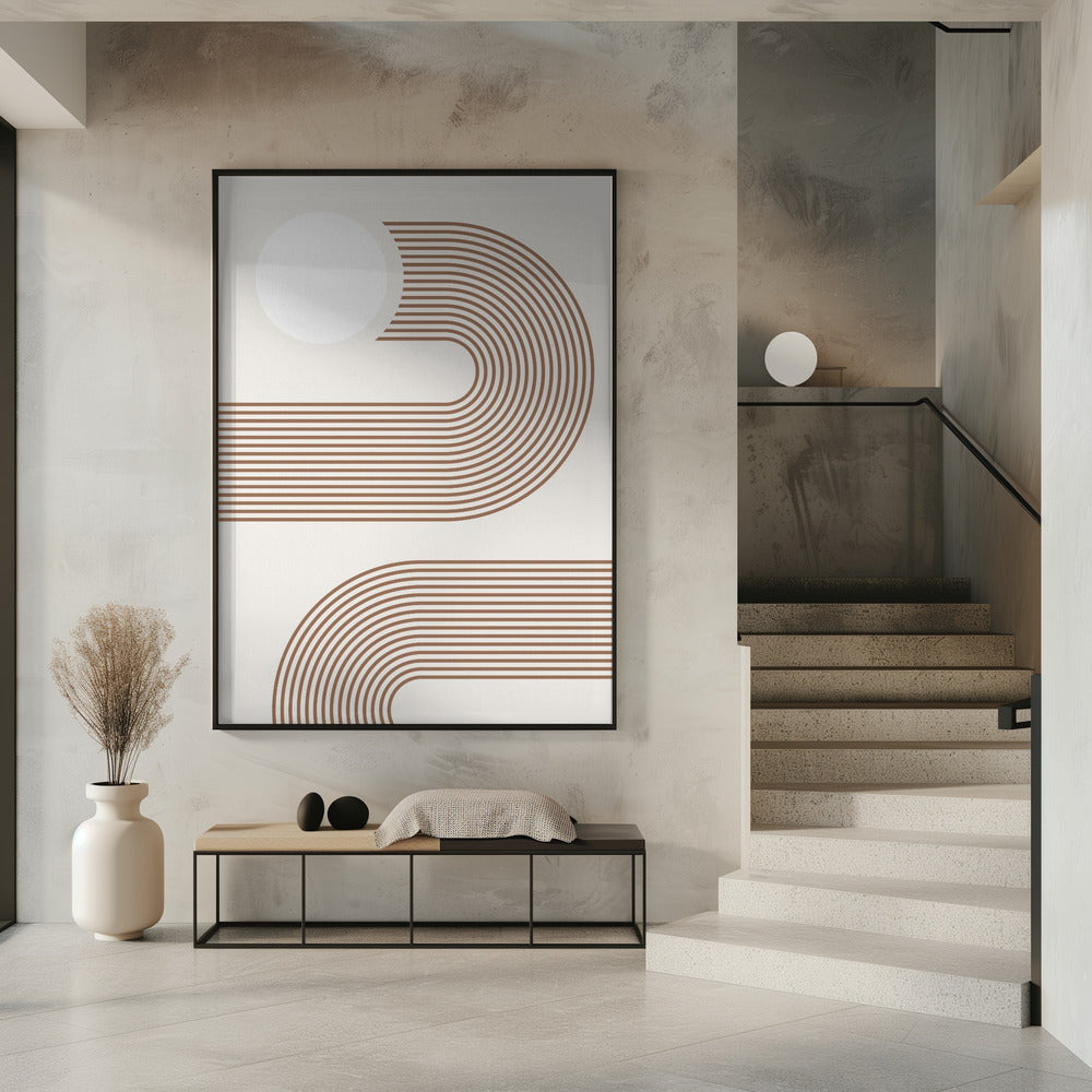 Beige Arc-poster | Poster