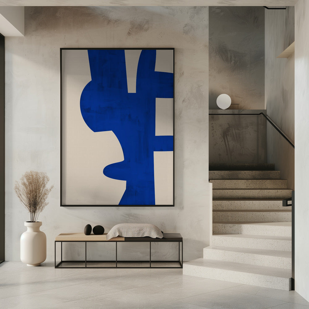 Schaduwen van Blauw | Poster