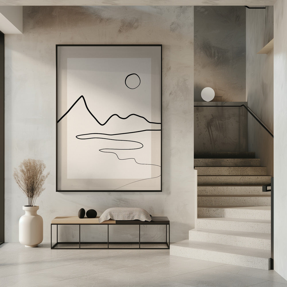Minimalistische Horizon | Poster