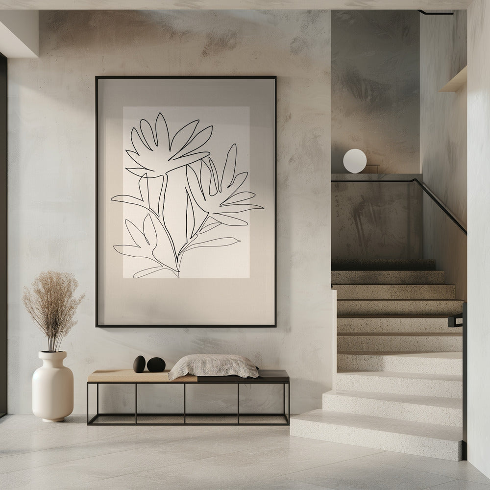 Bloemenschets | Poster
