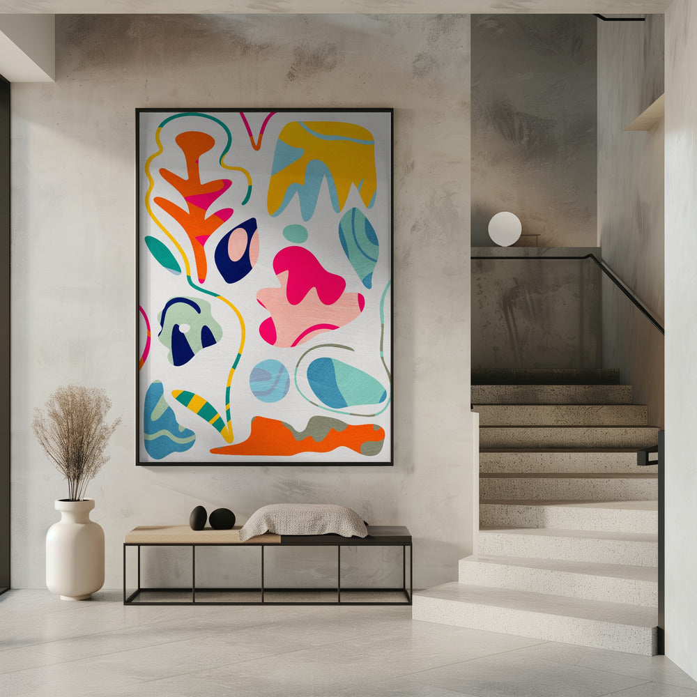 Matisse inspired shapes | Poster